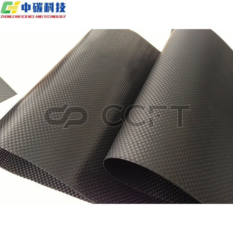 Carbon fiber leather
